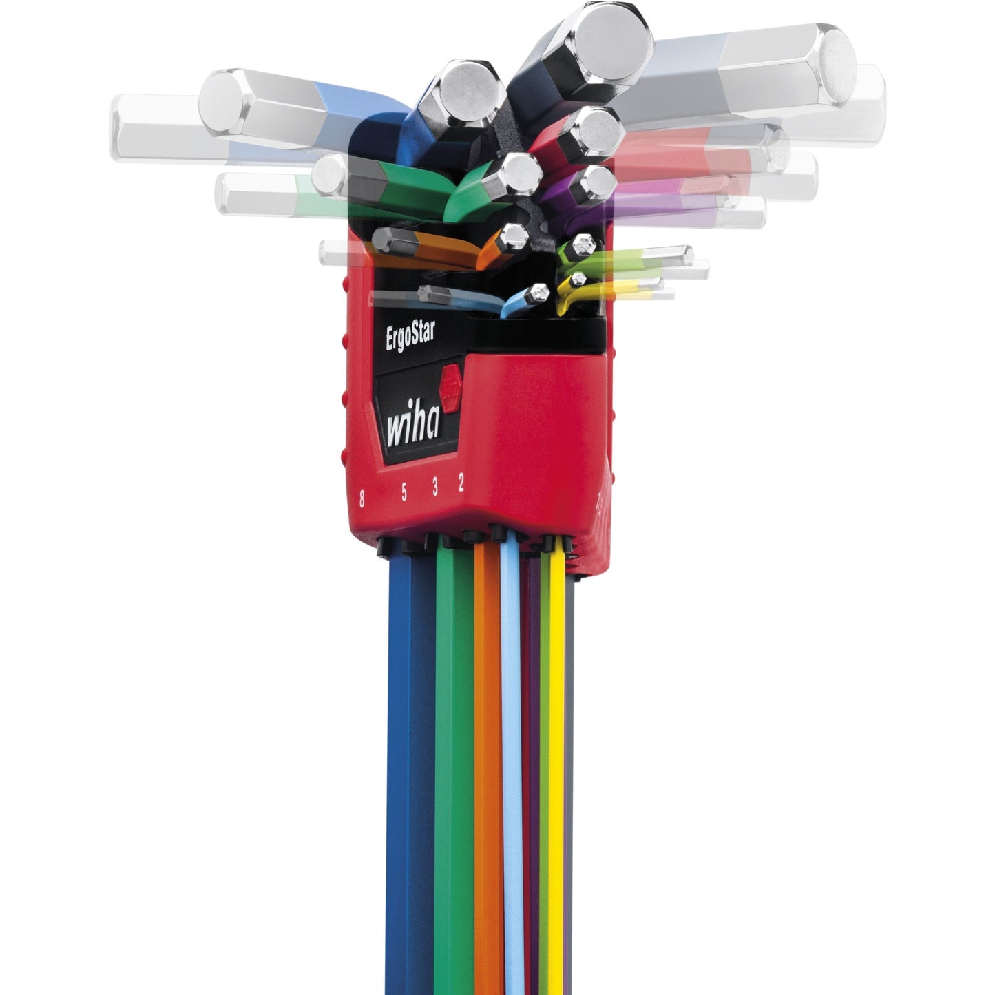 Wiha-Stiftschlüssel in Ergostar Holder, 10-teilig
