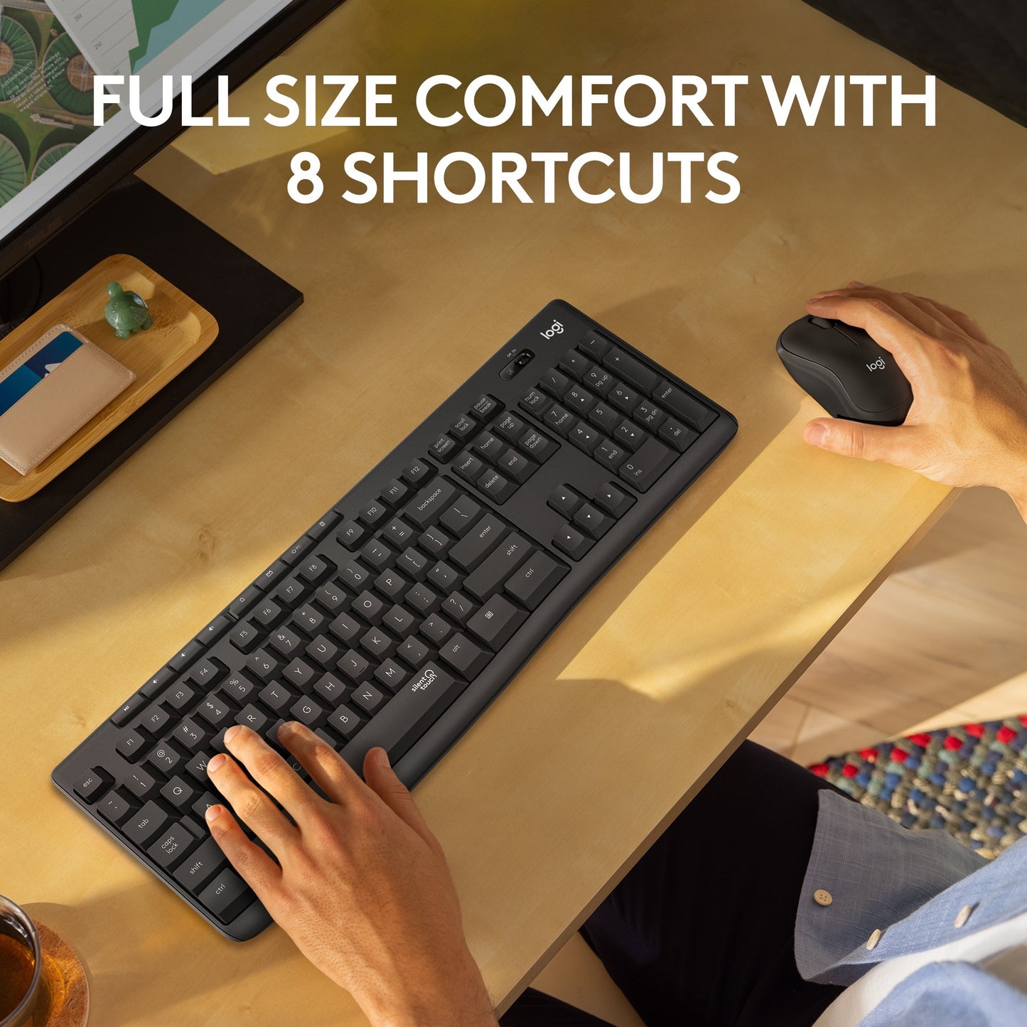 Logitech MK295 Silent Wireless Keyboard and Mouse Combo