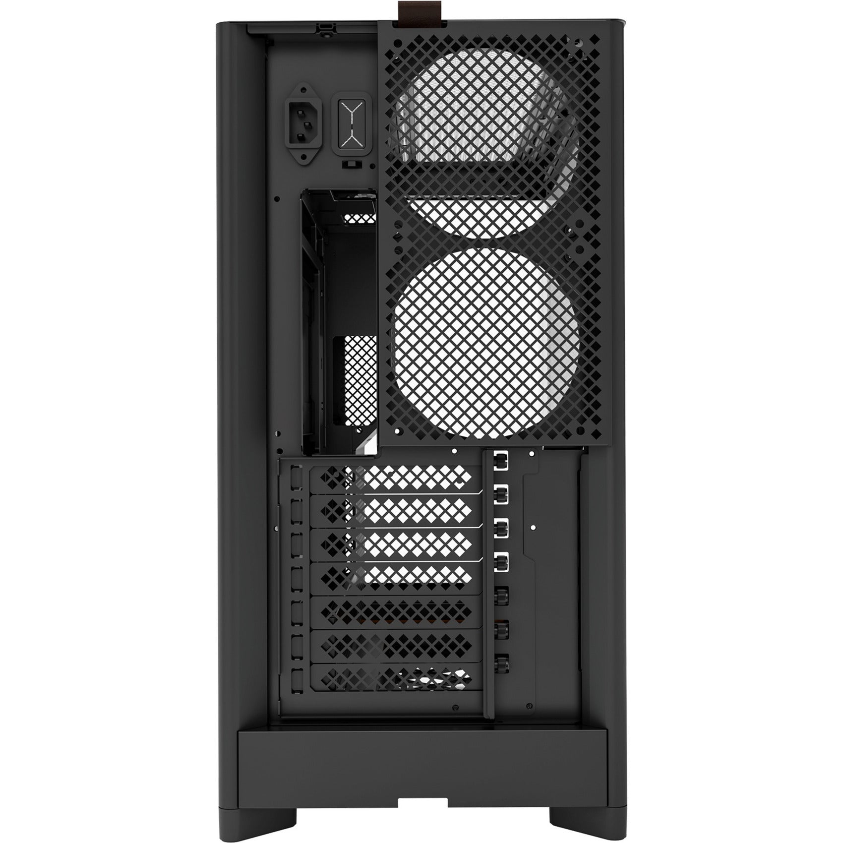 Montech HS02 Midi-Tower-Gehäuse (schwarz | 2x USB-A | 1x USB-C | RGB | gehärtetes Glas)