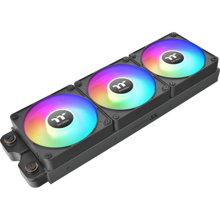 Thermaltake CT120 EX Reverse Arbb Sync PC-Lüfter (3-Fan-Pack) Gehäuselüfter (schwarz, 3 Stück, 120 x 120 x 25 mm, PWM)