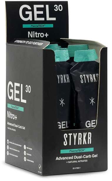 Styrkr Gel30 Nitro Dual-Carb Energy Gel 12er Box
