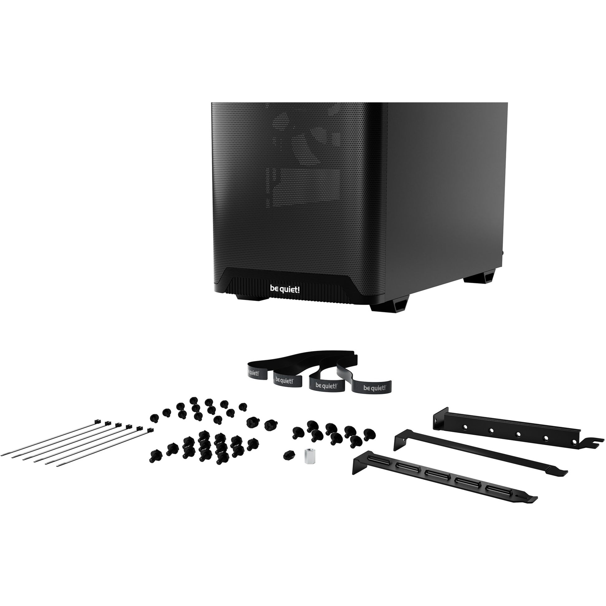 Ruhig sein! Pure Base 501 Airflow Midi-Tower-Gehäuse (schwarz | 2x USB-A | 1x USB-C)