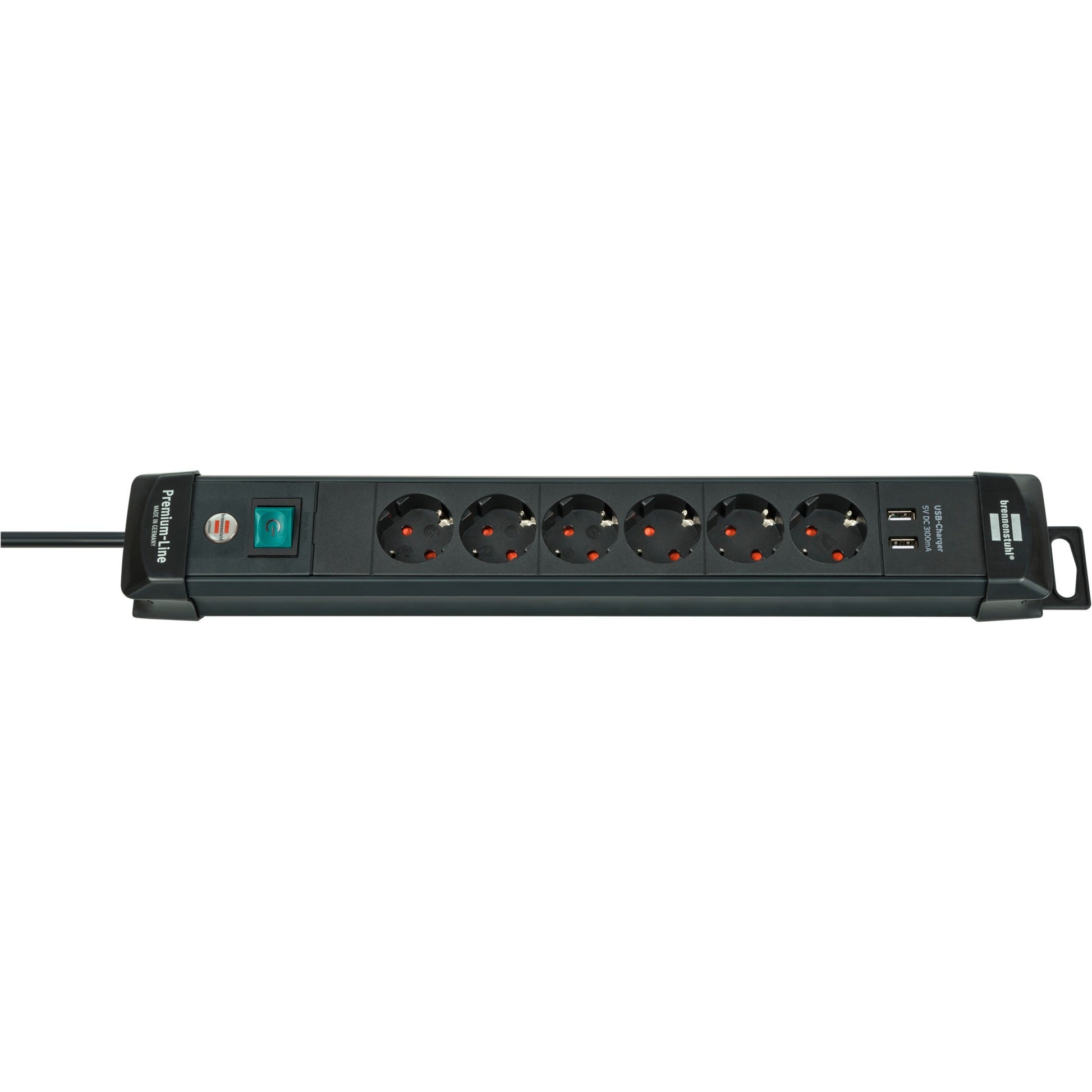 Brennenstuhl Premium-Line Socket 6-mal + 2x USB
