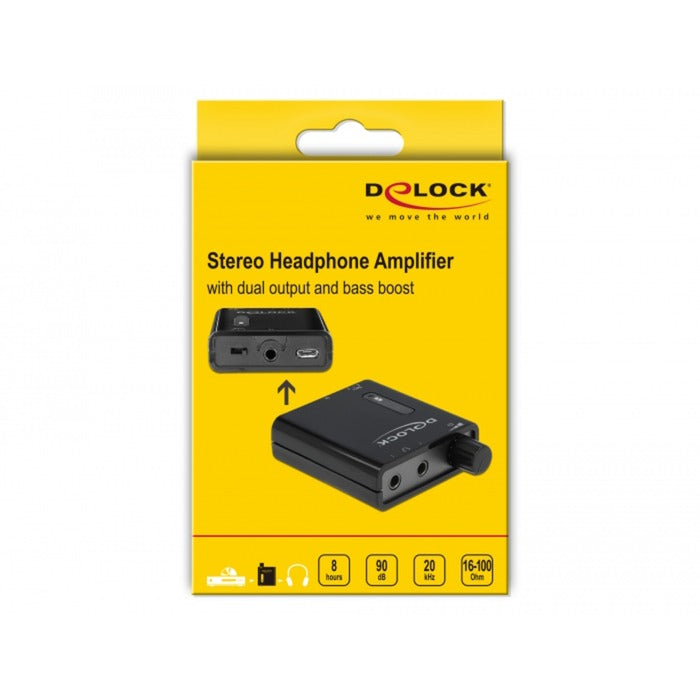 Delock tragbarer Stereo -Kopfhörerverstärker