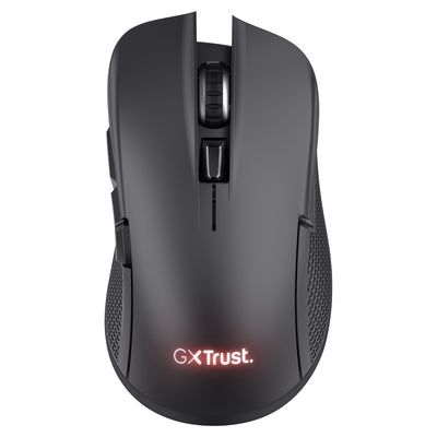 Trust GXT 931 YBar kabellose Gaming-Maus (schwarz, 200–7.200 dpi, 2,4 GHz Bluetooth USB)