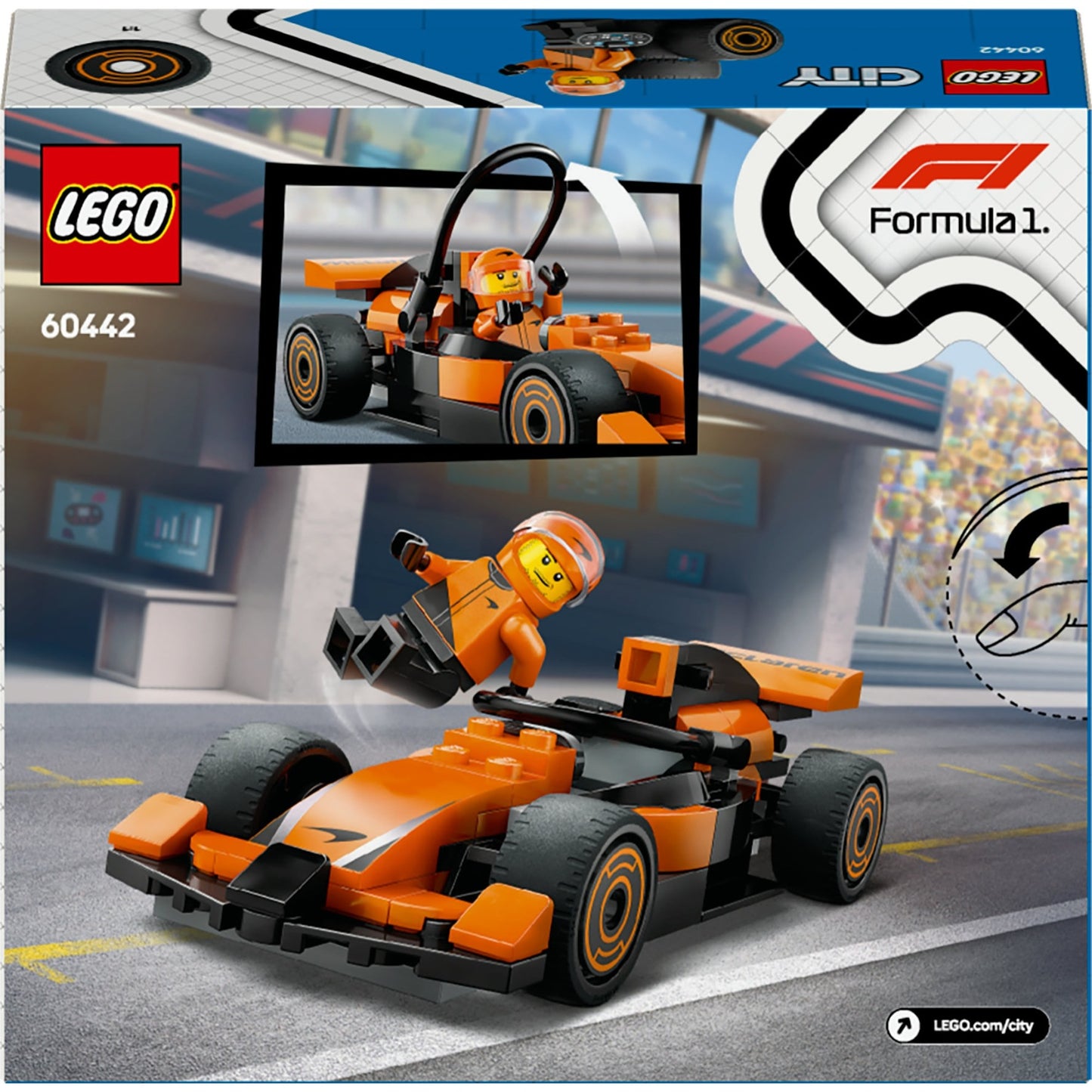 Lego Lego City 60442 F1 Fahrer mit McLaren Racing Car