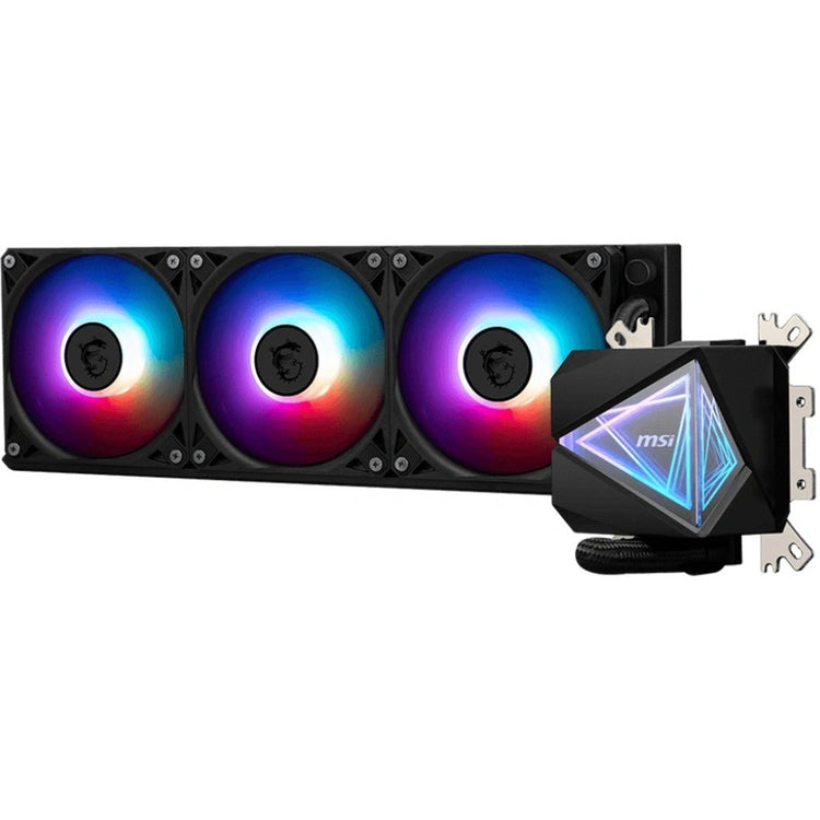 MSI Mag CoreLiquid i360 Wasserkühlung (Schwarz, 4-Pin-PWM-Lüfteranschluss)