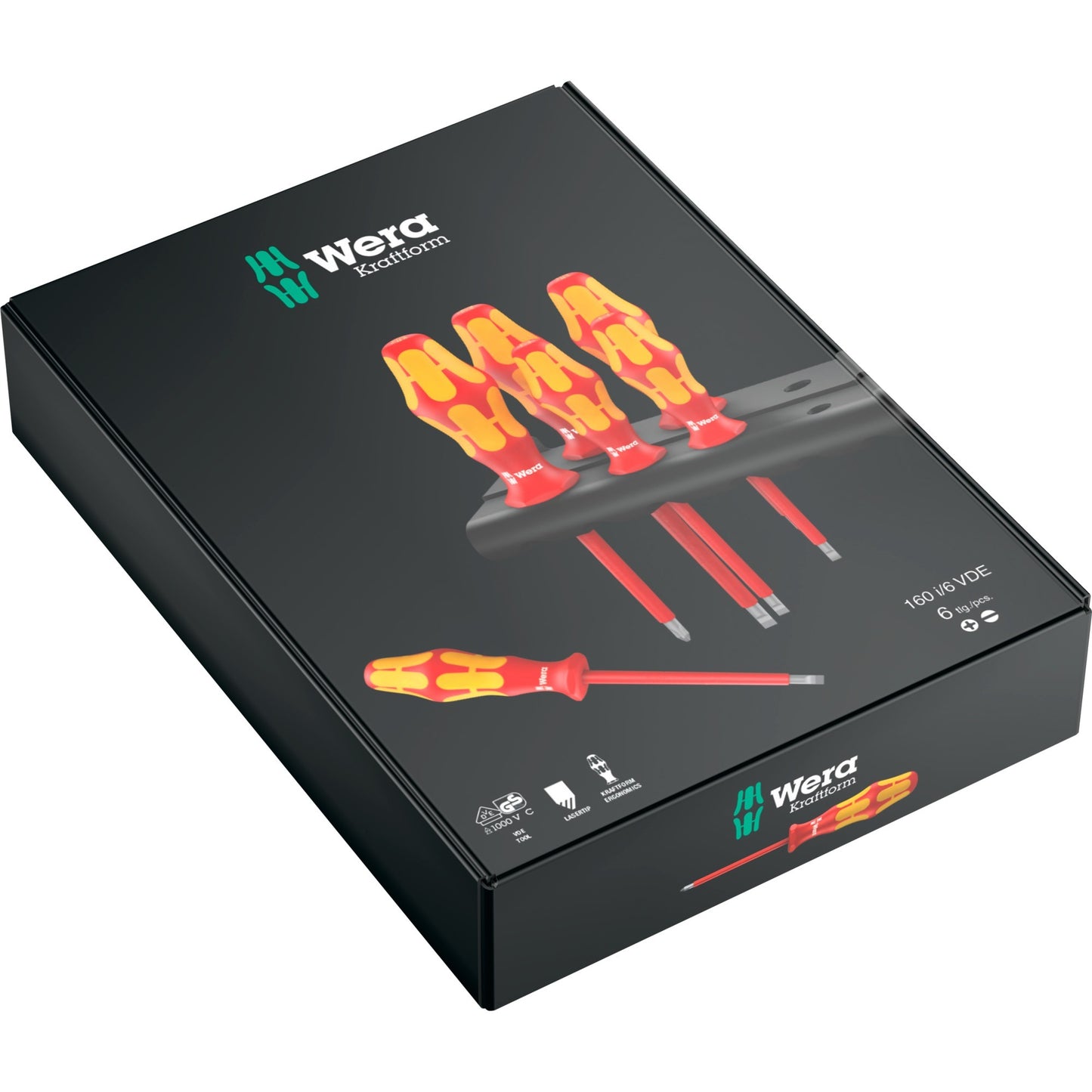 Wera 160 i 6 Schraubendreher Set Kraftform Plus Serie 1