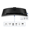 Philips 34b2u3600ch 34 gebogener Ultrawide-Monitor (schwarz, 2x HDMI, Display-Port, 3x USB-A, USB-B, USB-C, RJ-45)