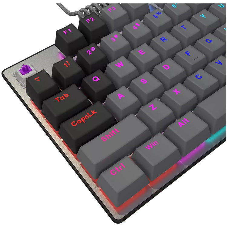 Lorgar Azar 514TKL, Gaming-Tastatur (schwarz, US-Layout, Logar Dream, TKL, RGB)