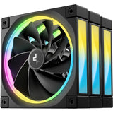 Deepcool FL12R RGB Gehäuselüfter (schwarz, 3 Stück, 120 x 120 x 25 mm, PWM) - afbeelding 3
