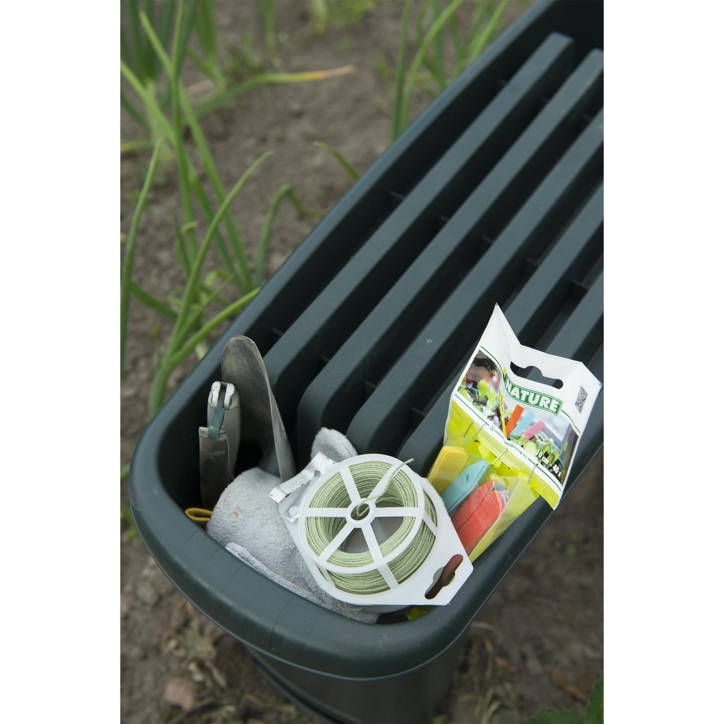 Nature Naturgarten Kniebank 2-in-15 65.5x25x34 cm Grün