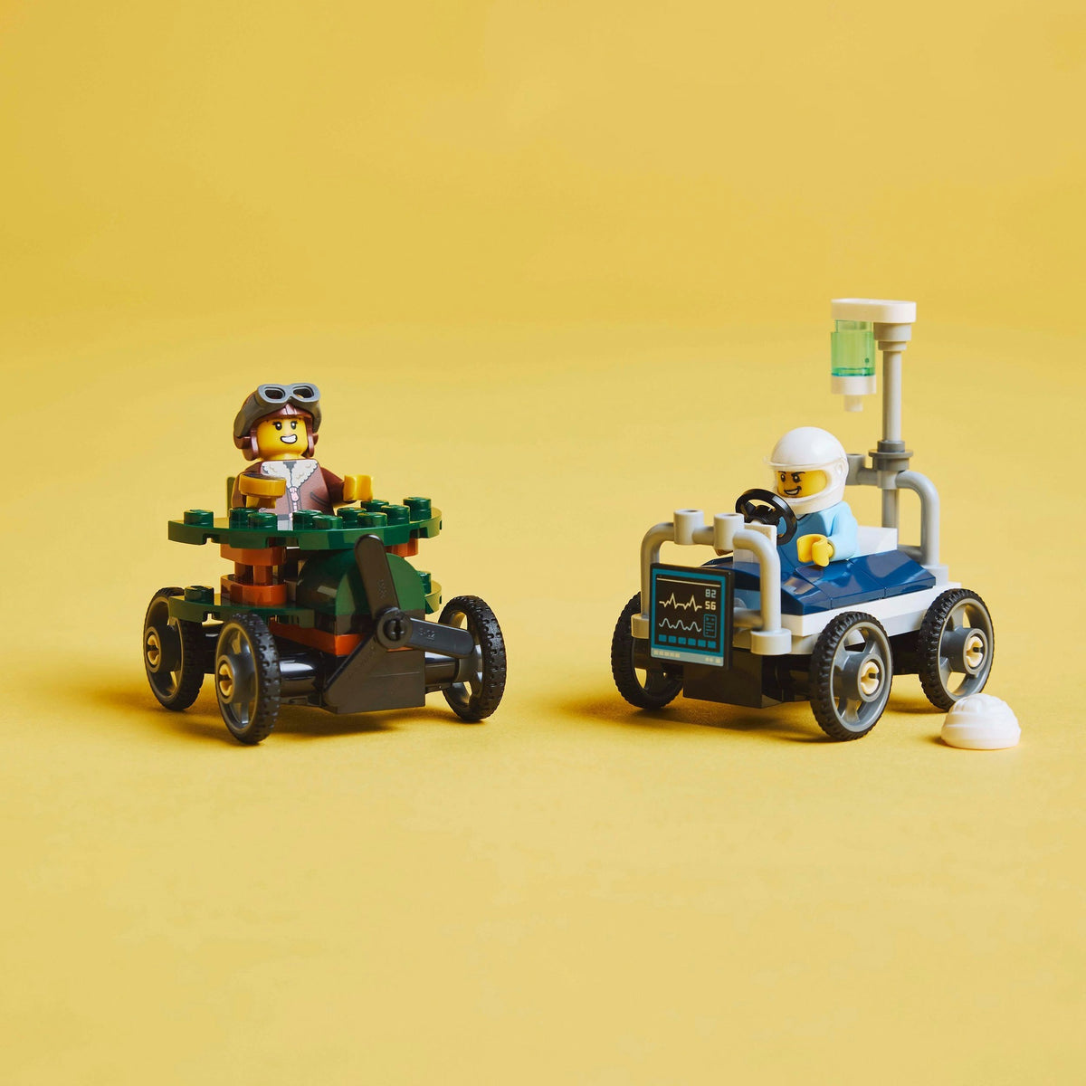 Lego Lego City 60459 Race Car Pack: Flugzeug Vs. Krankenhausbett