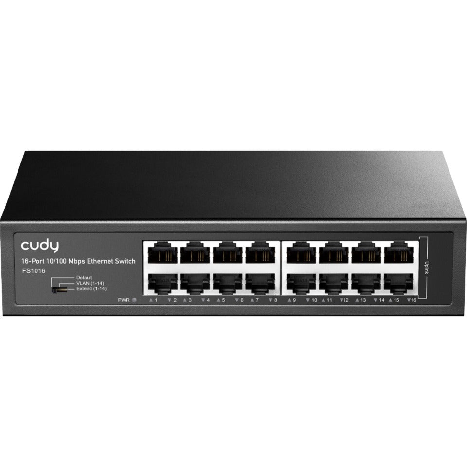 Cudy 16-Port 10 100 Mbit/s Ethernet-Switch (schwarz)