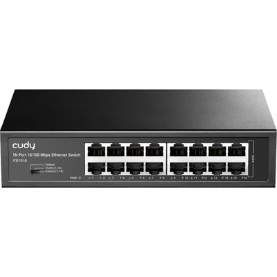Cudy 16-Port 10 100 Mbit/s Ethernet-Switch (schwarz)