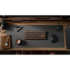 Keychron K3 Max-H1W Vollholz-Sonderedition mechanische RGB-Tastatur (Holzfarbe, US-Layout (QWERTY), Milk Pom Red, 75 %, RGB-LEDs, Double-Shot-PBT, Hot-Swap, 2,4 GHz | Bluetooth 5.1 | USB-C)