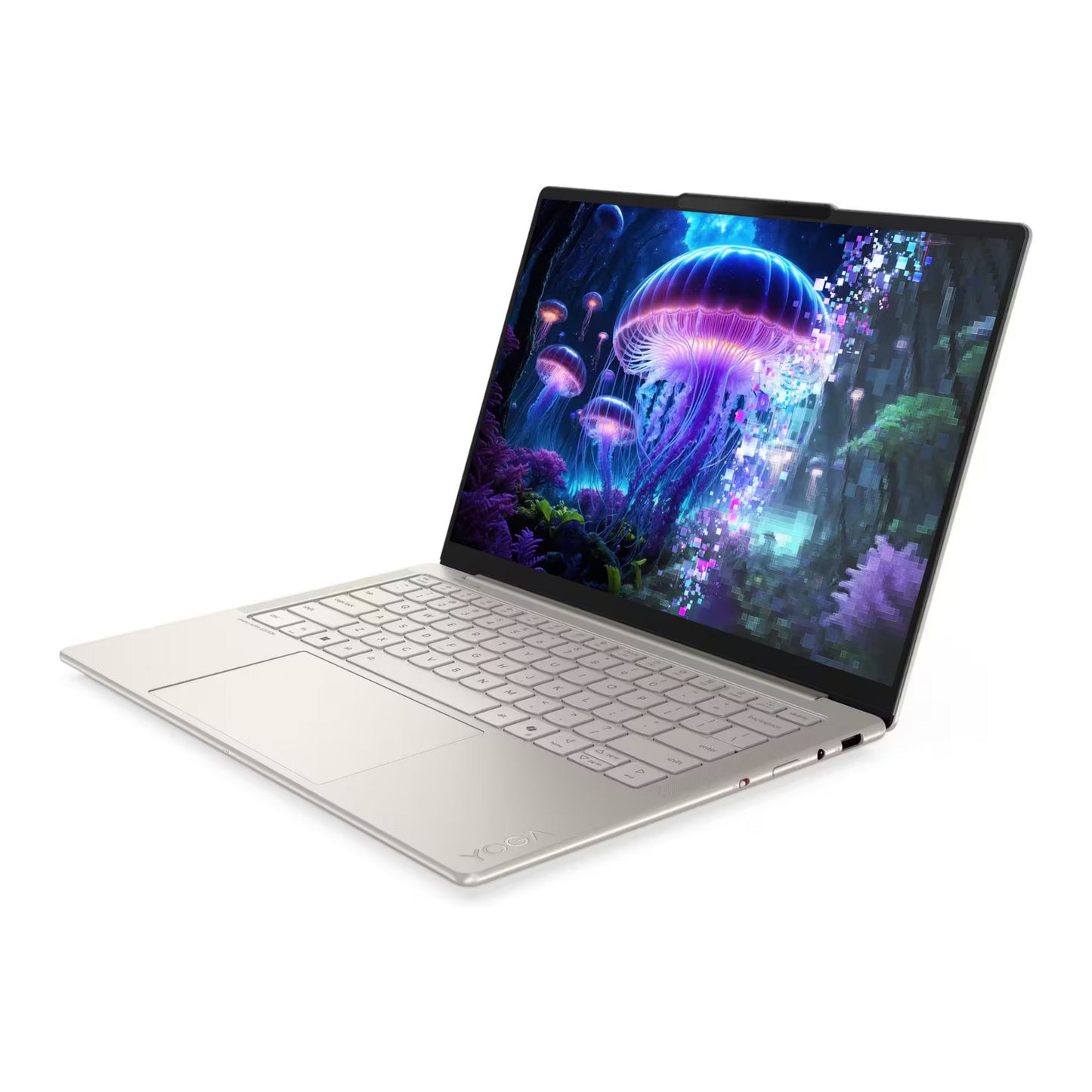 Lenovo Yoga Slim 7 14ill10 (83jx00f7mh) Aura Edition 14 Copilot+ Laptop (Hochglanz-Weiß | Core Ultra 5 226 V | Intel Arc-Grafik 130 V | 16 GB | 512 GB SSD)