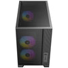 Antec Flux M Mini-Tower-Gehäuse (schwarz | 1x USB-A | 1x USB-C | gehärtetes Glas)