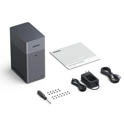 Ugreen nasync dh2300 (grau, 1GBE, HDMI, USB)