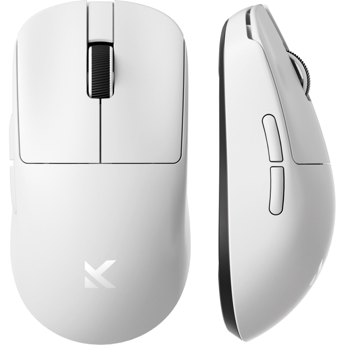 Leichte Gaming-Maus Mchose L7 Pro (weiß, bis zu 26.000 dpi, 2,4 GHz USB-C Bluetooth)