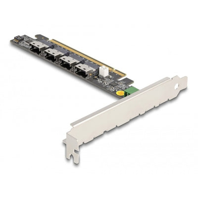 Delock PCI Express X16-Karte bis 4 x interner SFF-8654 4i n