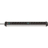 Brennenstuhl Premium-Alu-Line-Sockel 12-mal