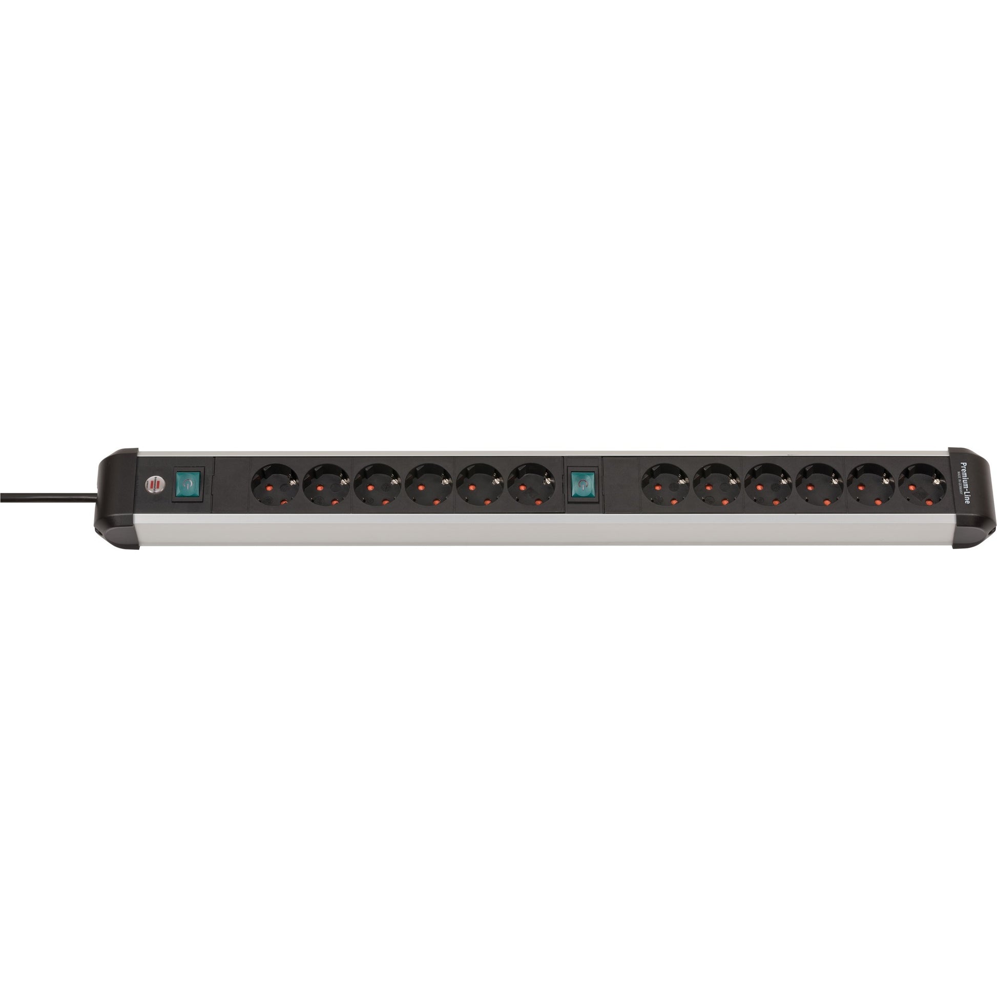 Brennenstuhl Premium-Alu-Line-Sockel 12-mal