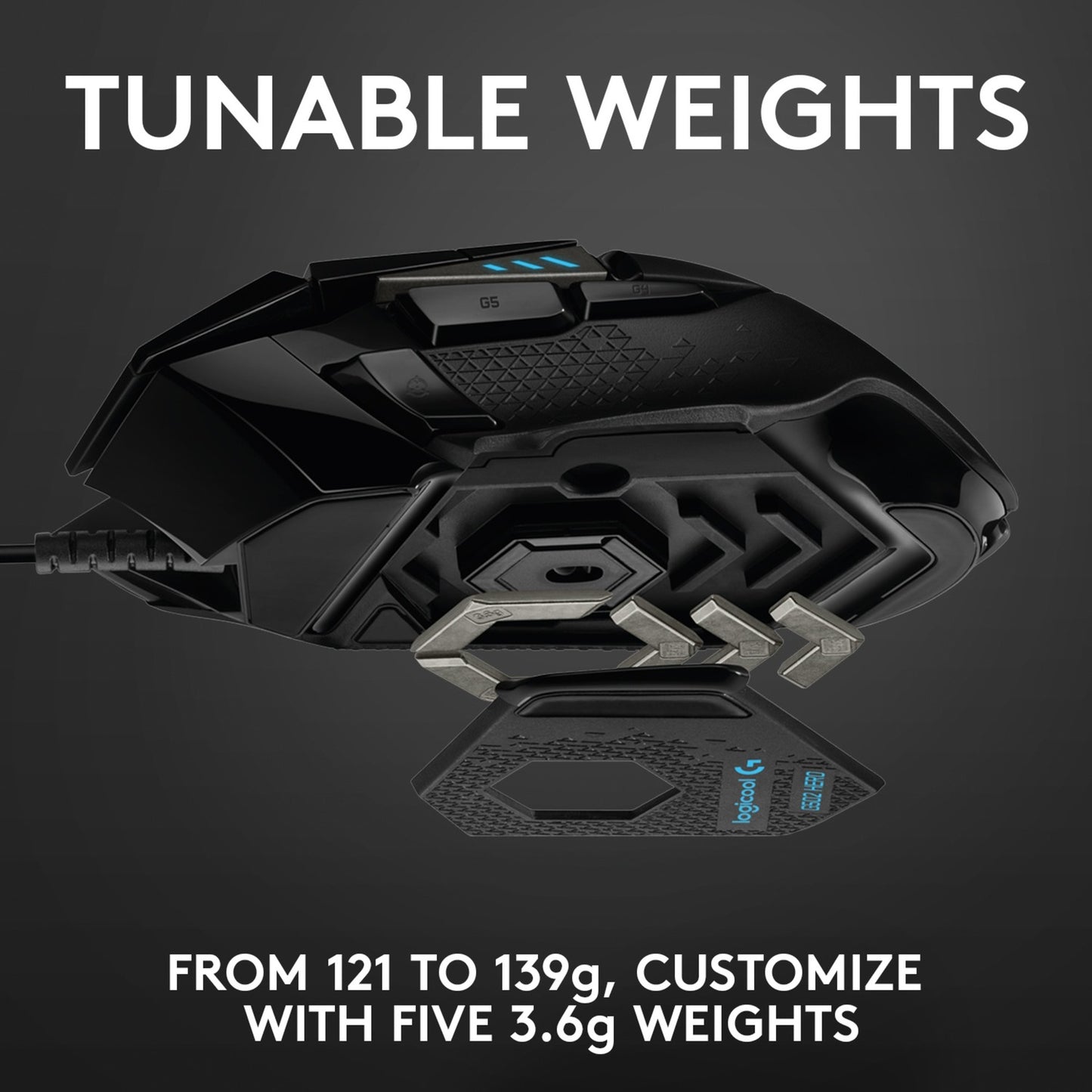 Logitech G502 Hero High Performance Gaming Maus