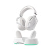 Mchose V9 Turbo+ magnetisches kabelloses Over-Ear-Gaming-Headset (weiß silber, Nintendo Switch, Playstation 4, Playstation 5, Mobil, PC, 2,4 g Bluetooth USB)
