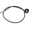 Alphacool Eiszapfen Temperatursensor G1 4 IG IG mit AG-Adapter (schwarz)