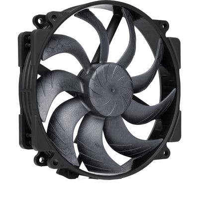 Noctua nf-a14x25r g2 pwm chromax.black Gehäuselüfter (schwarz, 140 x 140 x 25 mm)