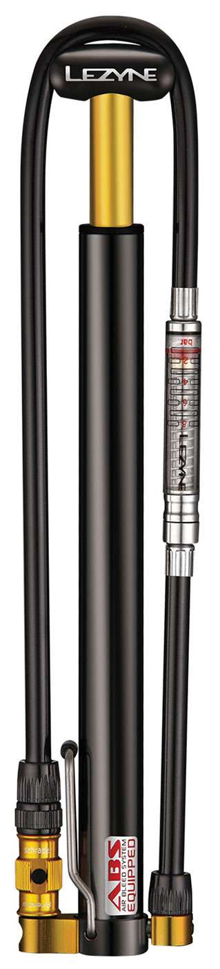 Lezyne CNC Micro Floor Drive HPG HVG Minipumpe mit Manometer