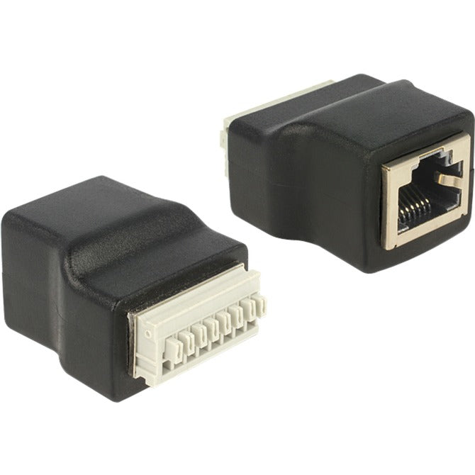 Delock -Adapter RJ45 Female> Terminalblock mit Druck aber