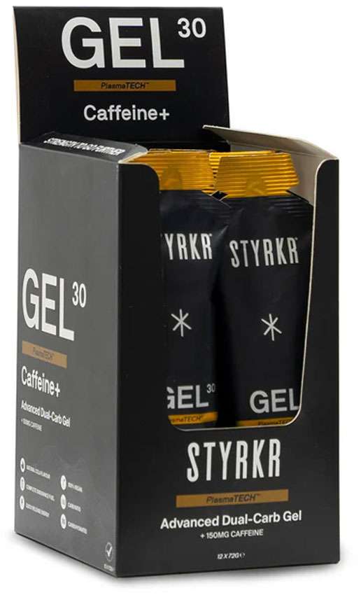 Styrkr Gel30 Koffein Dual-Carb Energy Gel 12er Box