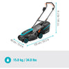 Gardena Accugrashaaier Powermax 37 36V P4A Set