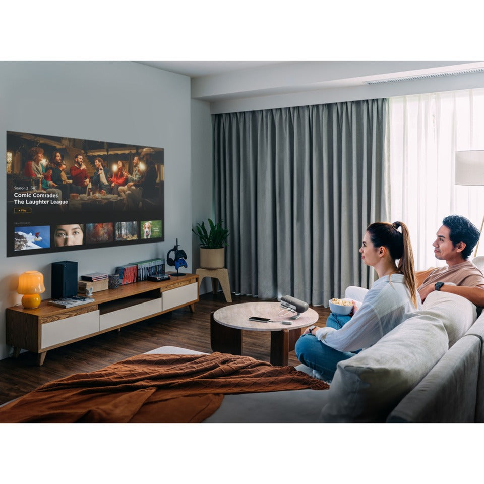 Viewsonic tragbarer LED-Projektor mit Harman-Kardon-Lautsprechern (schwarz, HDMI, Audio)