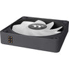 Thermaltake CT120 EX Reverse Arbb Sync PC-Lüfter (3-Fan-Pack) Gehäuselüfter (schwarz, 3 Stück, 120 x 120 x 25 mm, PWM)