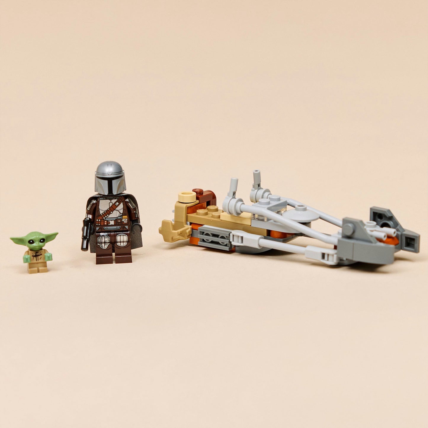 Lego Star Wars TM 75436 The Mandalorian und Grogus Speeder Bike | 2 Stk