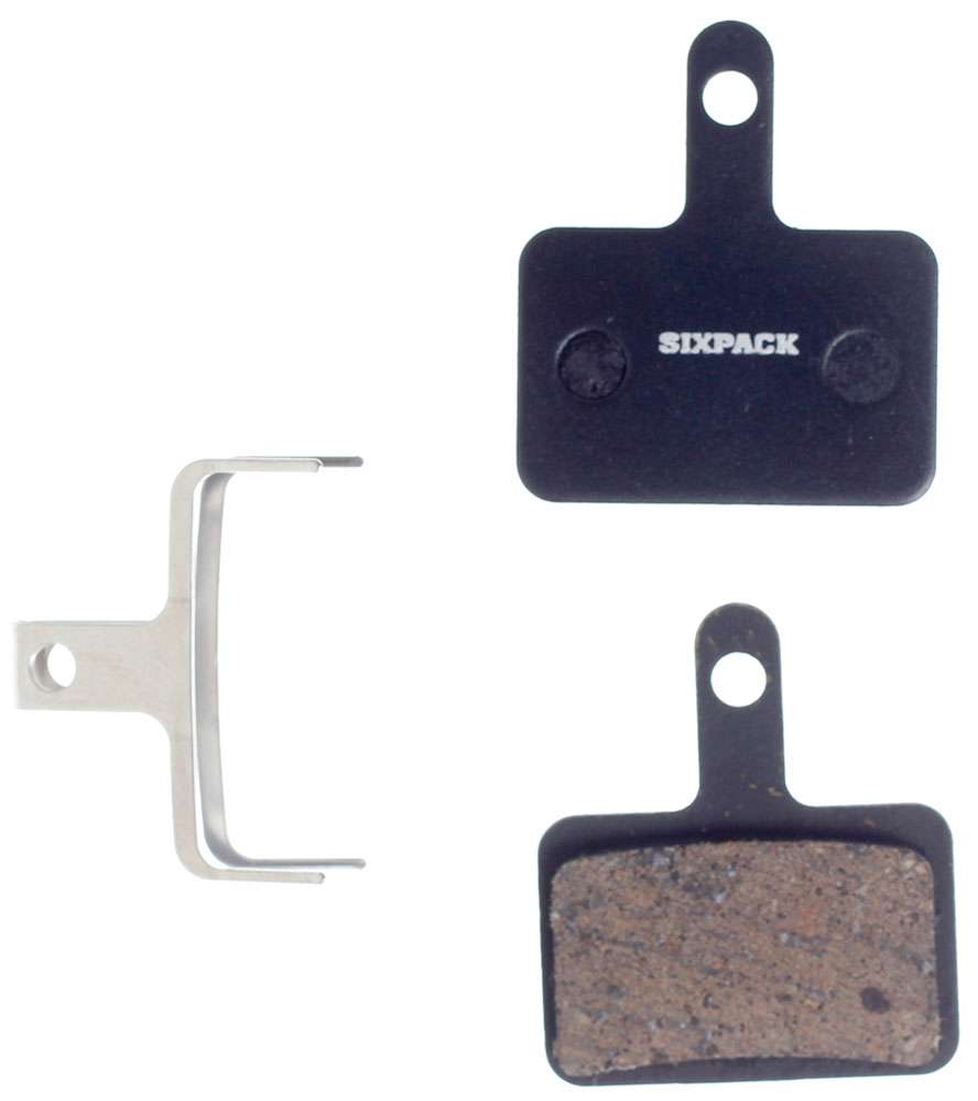 Sixpack Racing Shimano Deore M525 halbmetallische Scheibenbremsbeläge