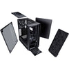 Fraktales Design meshify c dunkle getemperte Glas