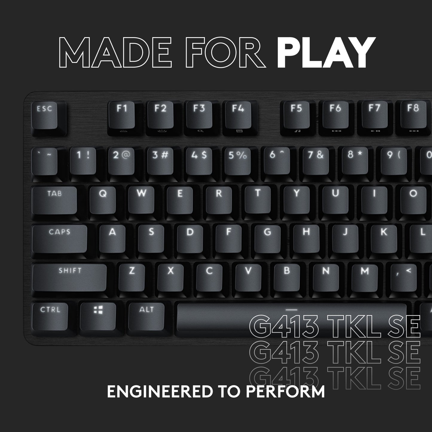 Logitech G413 TKL SE Mechanische Gaming-Tastatur