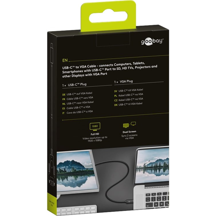 Goobay USB-C zu VGA-Adapterkabel