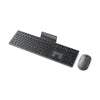 Lenovo 700 modernes kabelloses Kombi-Desktop-Set für mehrere Geräte (grau, US-Layout (QWERTY), 100 %, 4000 dpi, 2,4 GHz, BT 5.3, USB-A)