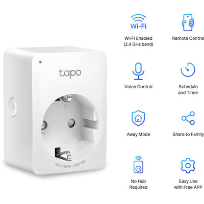 TP-Link TAPO P100 Mini Wifi Steckdose (2er Pack)