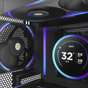 Nzxt f120x RGB-Gehäuselüfter (schwarz, 120 x 120 x 30 mm, PWM) - afbeelding 10