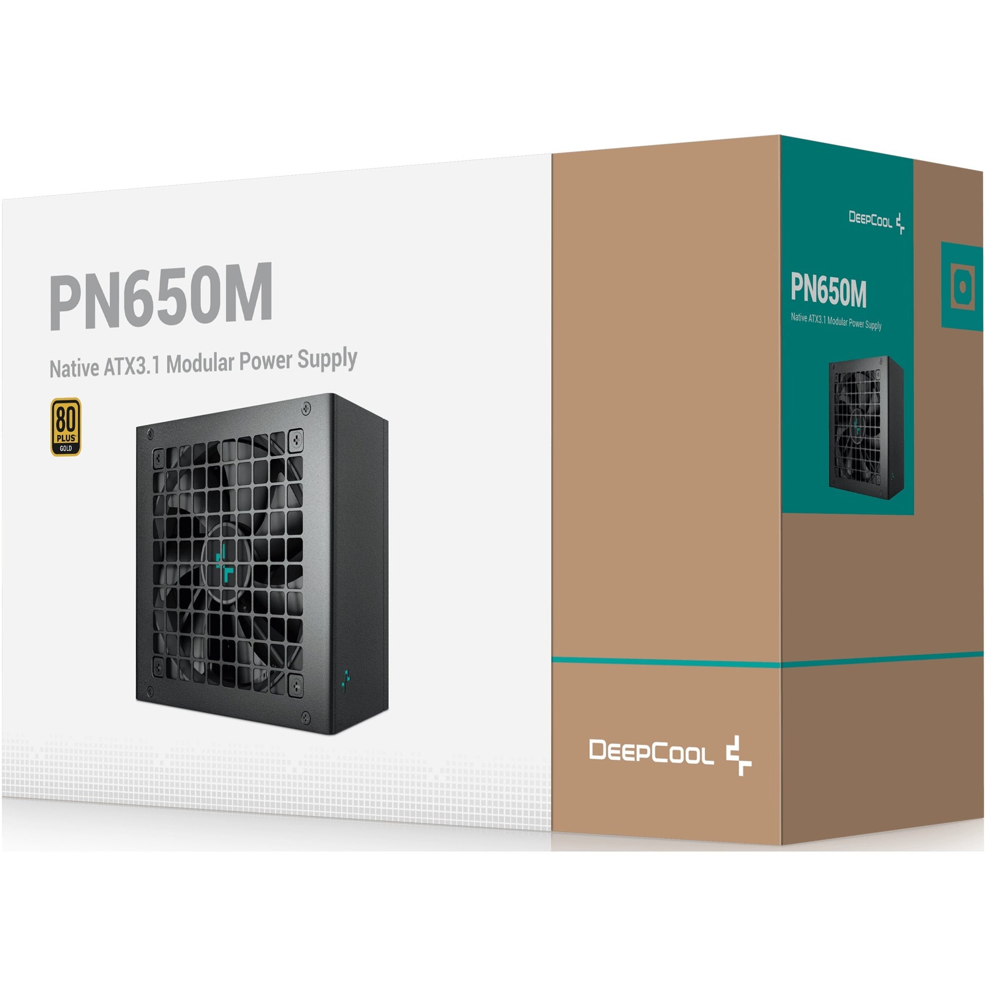 Deepcool PN650M modulares 650-Watt-Netzteil (schwarz, 3x PCIe)