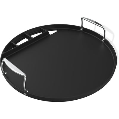 Weber Full-Size-Plancha - für Holzkohlegrills 57 cm Grillplatte (schwarz)