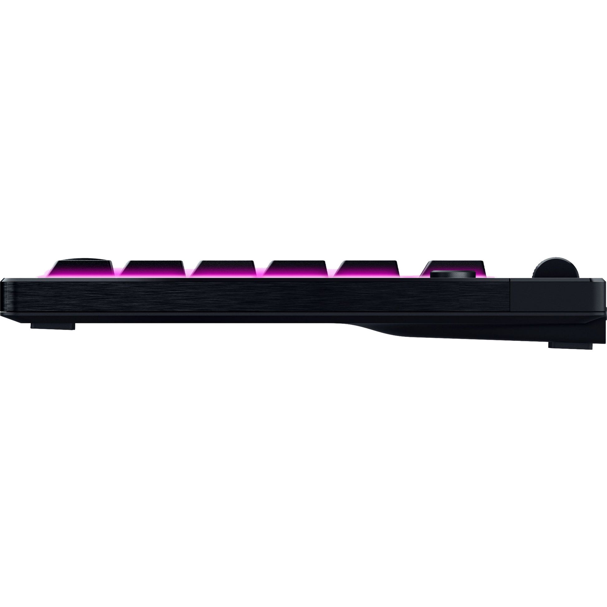 Razer Blackwidow V4 Low-Profile-RGB-Mechanische Gaming-Tastatur (Schwarz, US-Layout (QWERTZ), Low-Profile-Gelb, 80 % (TKL))