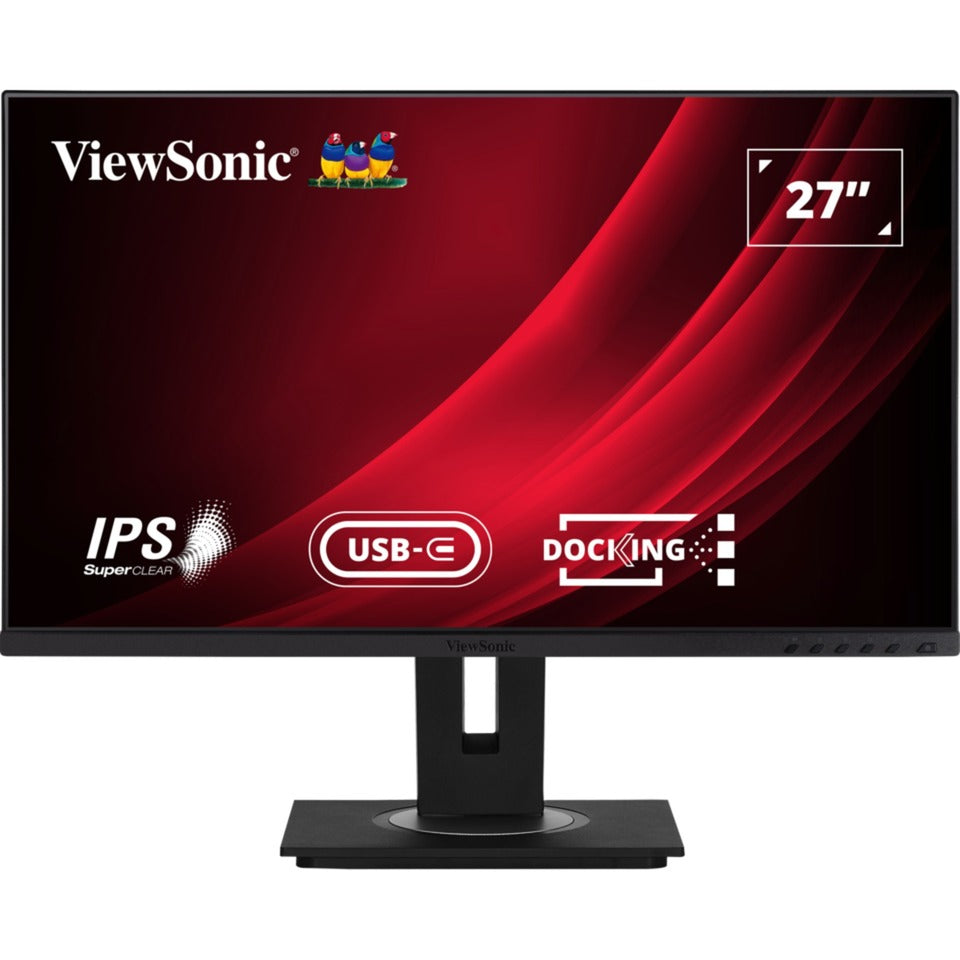 Viewsonic vg2756-4k Docking-Monitor 27 (schwarz (matt), 1x HDMI, 1x Display-Port, USB-C, USB-A, USB-B, Sound)