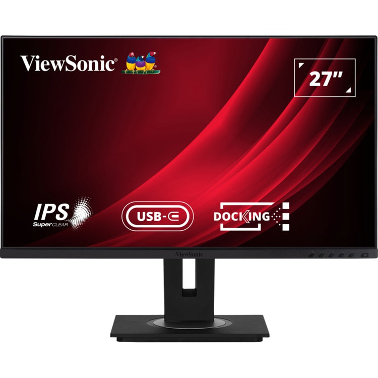 Viewsonic vg2756-4k Docking-Monitor 27 (schwarz (matt), 1x HDMI, 1x Display-Port, USB-C, USB-A, USB-B, Sound)